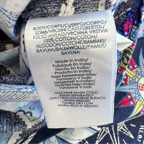 Chaps 2XL Boating Button Up. SS 100% Cotton - Picture 5 of 7